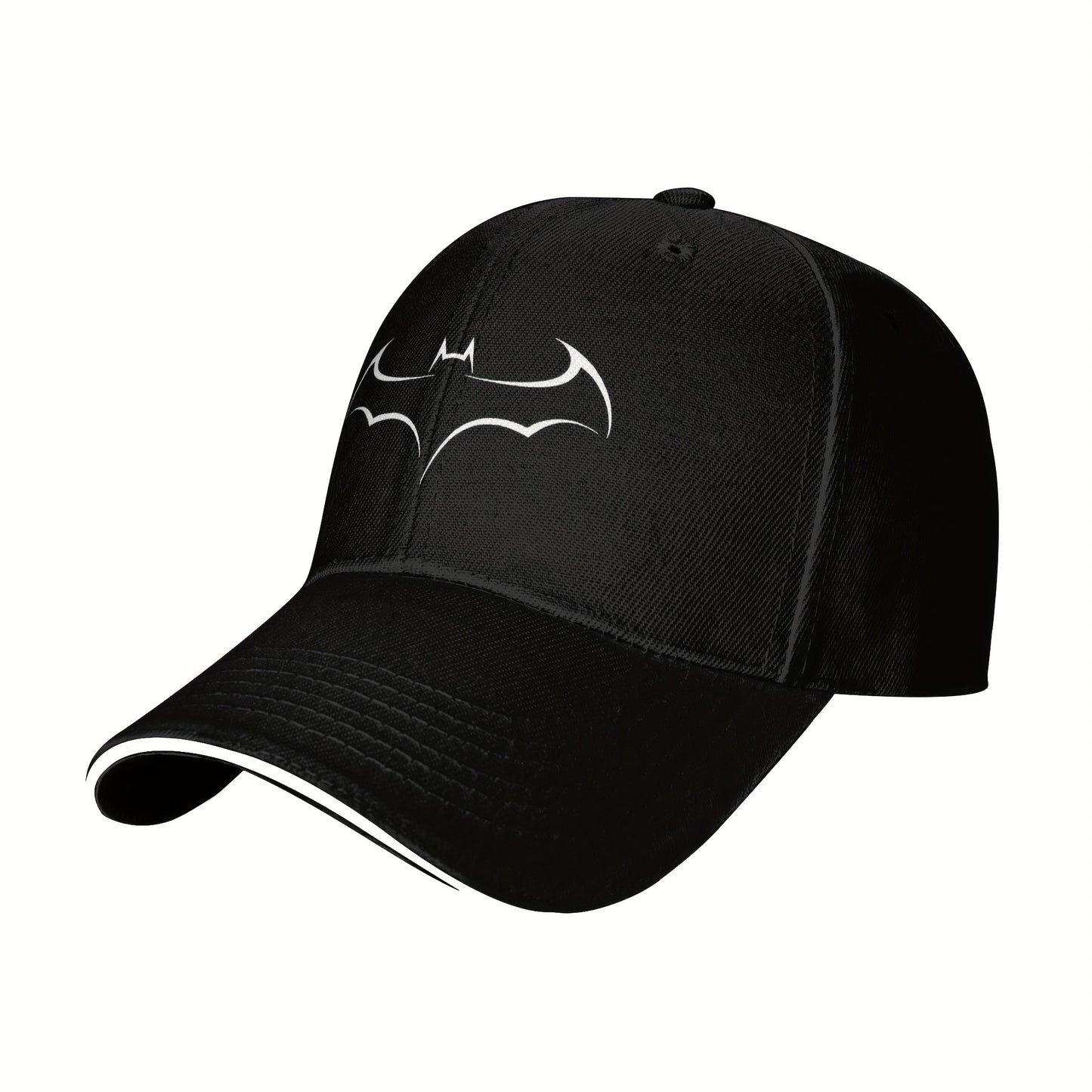 Gorra Negra con Logo de Batman – Ajustable y Transpirable