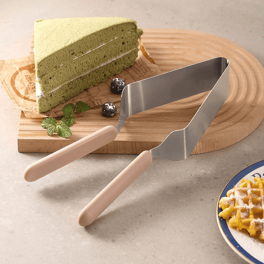 Cortador y Clip para Pastel de Acero Inoxidable – Presentación Minimalista, 27 cm