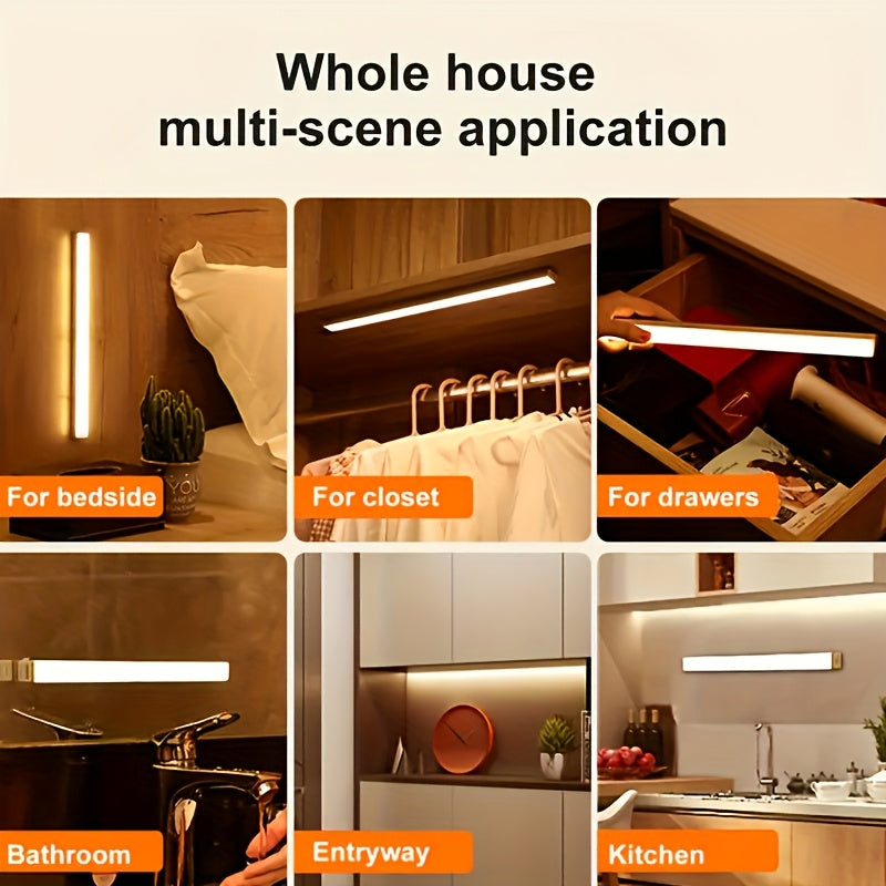 Luz LED de Gabinete con Sensor de Movimiento – Tema Fantasía, Recargable USB