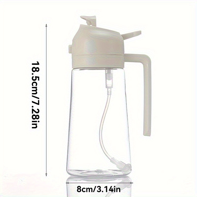 Botella Spray Pulverizador de Aceite – Gran Capacidad, Dos en Uno, Precisión y Antigoteo