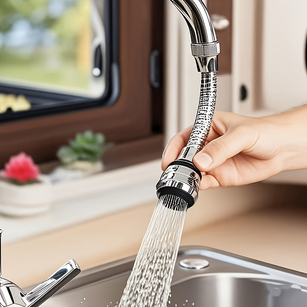 Rociador Extensible para Grifo de Cocina – Rotación 360°, Ahorro de Agua y Diseño Antisalpicaduras