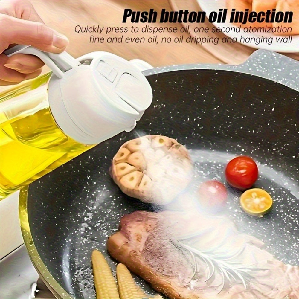 Botella Spray Pulverizador de Aceite – Gran Capacidad, Dos en Uno, Precisión y Antigoteo