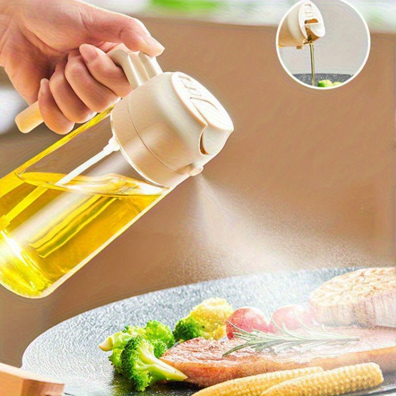 Botella Spray Pulverizador de Aceite – Gran Capacidad, Dos en Uno, Precisión y Antigoteo