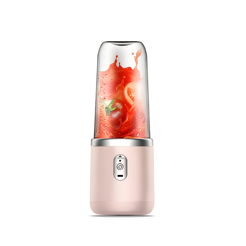 🥤 Licuadora Portátil 2 en 1 Recargable – Vaso Compacto de Grado Alimenticio con 6 Cuchillas de Acero Inoxidable y Carga USB