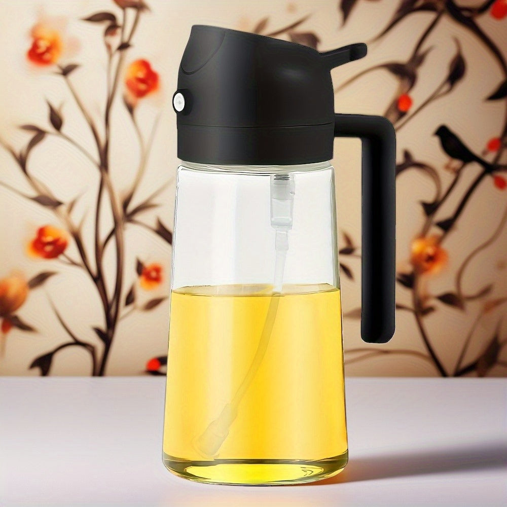 Botella Spray Pulverizador de Aceite – Gran Capacidad, Dos en Uno, Precisión y Antigoteo