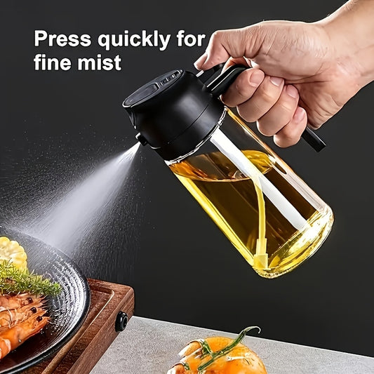 Botella Spray Pulverizador de Aceite – Gran Capacidad, Dos en Uno, Precisión y Antigoteo