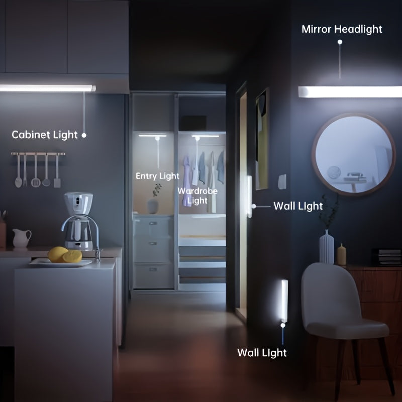 Luz LED de Gabinete con Sensor de Movimiento – Tema Fantasía, Recargable USB