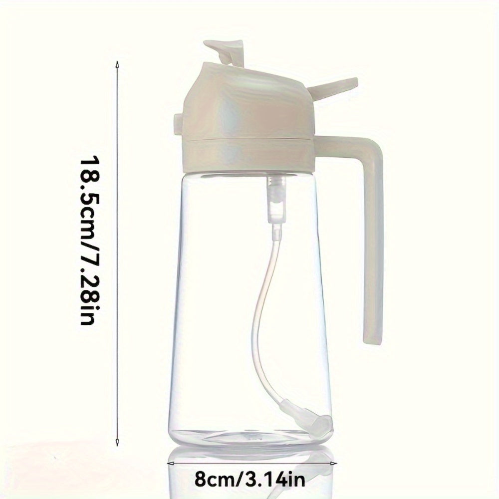 Botella Spray Pulverizador de Aceite – Gran Capacidad, Dos en Uno, Precisión y Antigoteo