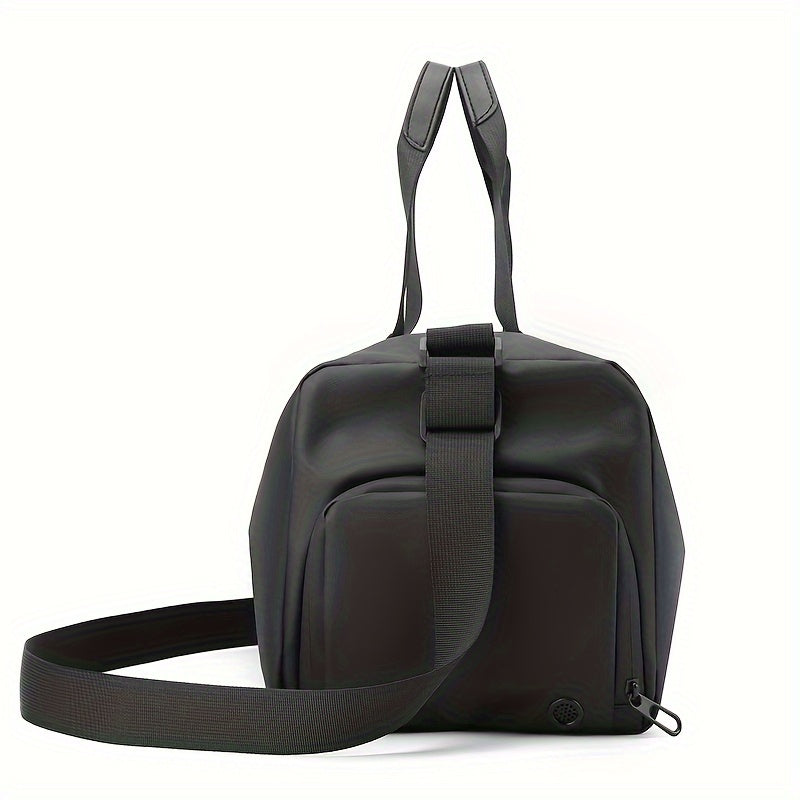 Bolso Deportivo Negro con Compartimento para Zapatos – Resistente y Ergonómico para Entrenamiento y Viajes