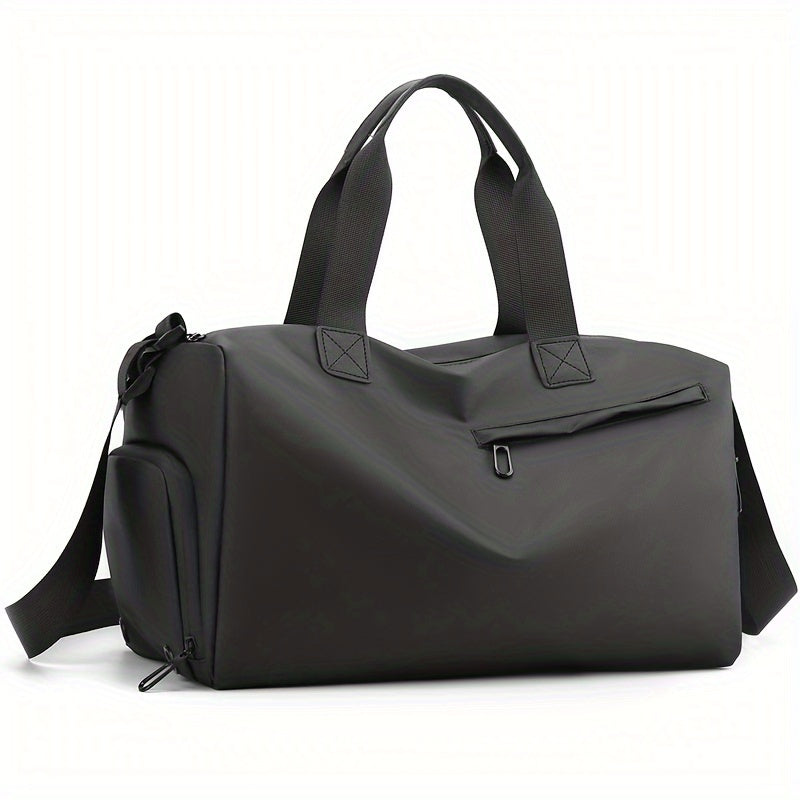 Bolso Deportivo Negro con Compartimento para Zapatos – Resistente y Ergonómico para Entrenamiento y Viajes