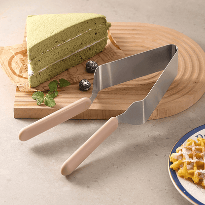 Cortador y Clip para Pastel de Acero Inoxidable – Presentación Minimalista, 27 cm