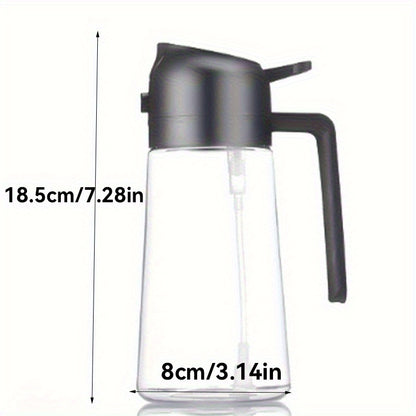 Botella Spray Pulverizador de Aceite – Gran Capacidad, Dos en Uno, Precisión y Antigoteo
