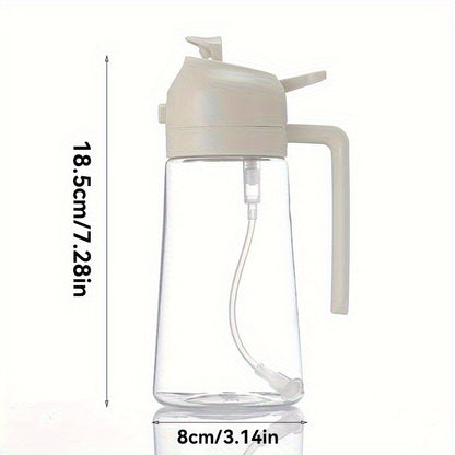 Botella Spray Pulverizador de Aceite – Gran Capacidad, Dos en Uno, Precisión y Antigoteo