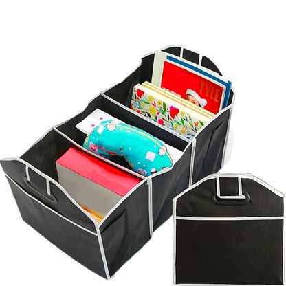 Caja Organizadora Plegable para Maletero – Caja de Almacenaje Negra, Universal