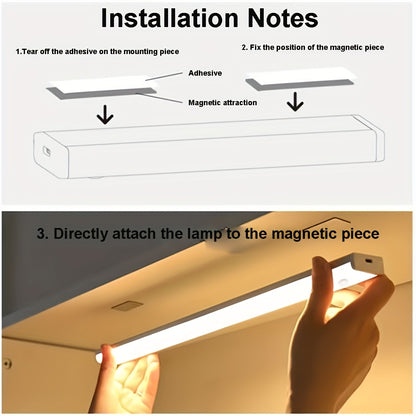 Luz LED de Gabinete con Sensor de Movimiento – Tema Fantasía, Recargable USB