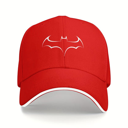 Gorra Negra con Logo de Batman – Ajustable y Transpirable