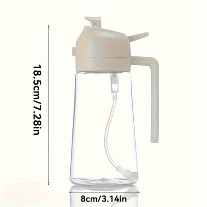 Botella Spray Pulverizador de Aceite – Gran Capacidad, Dos en Uno, Precisión y Antigoteo