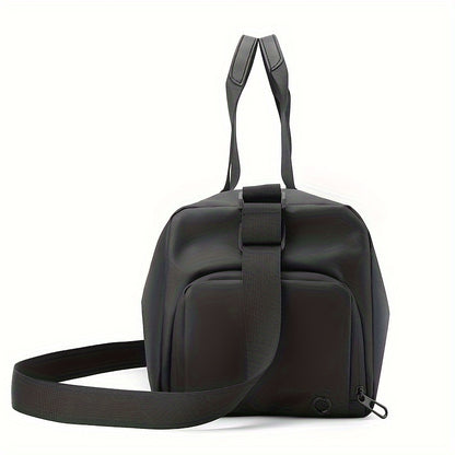 Bolso Deportivo Negro con Compartimento para Zapatos – Resistente y Ergonómico para Entrenamiento y Viajes