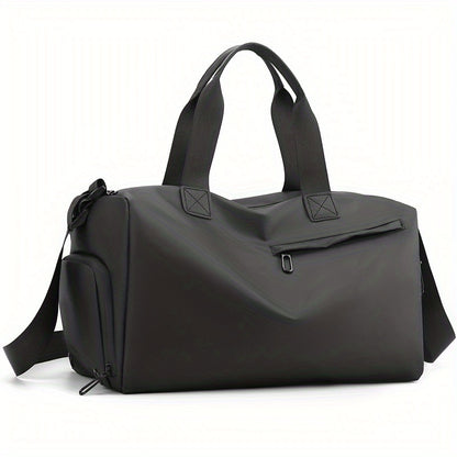 Bolso Deportivo Negro con Compartimento para Zapatos – Resistente y Ergonómico para Entrenamiento y Viajes