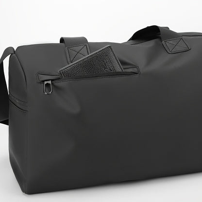 Bolso Deportivo Negro con Compartimento para Zapatos – Resistente y Ergonómico para Entrenamiento y Viajes